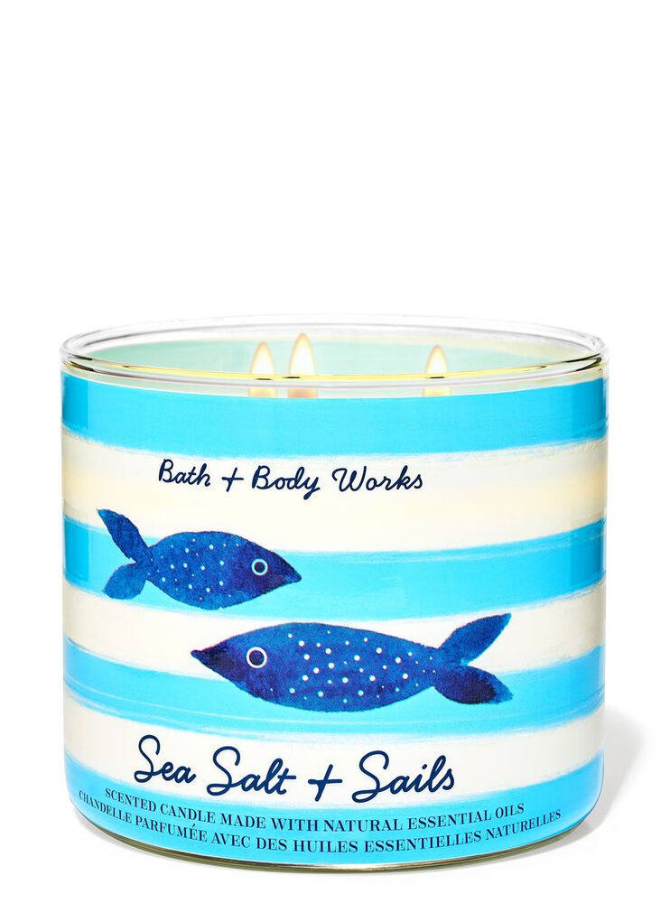 Sea Salt & Sails 3-Wick Candle เทียนหอม 3 ไส้
