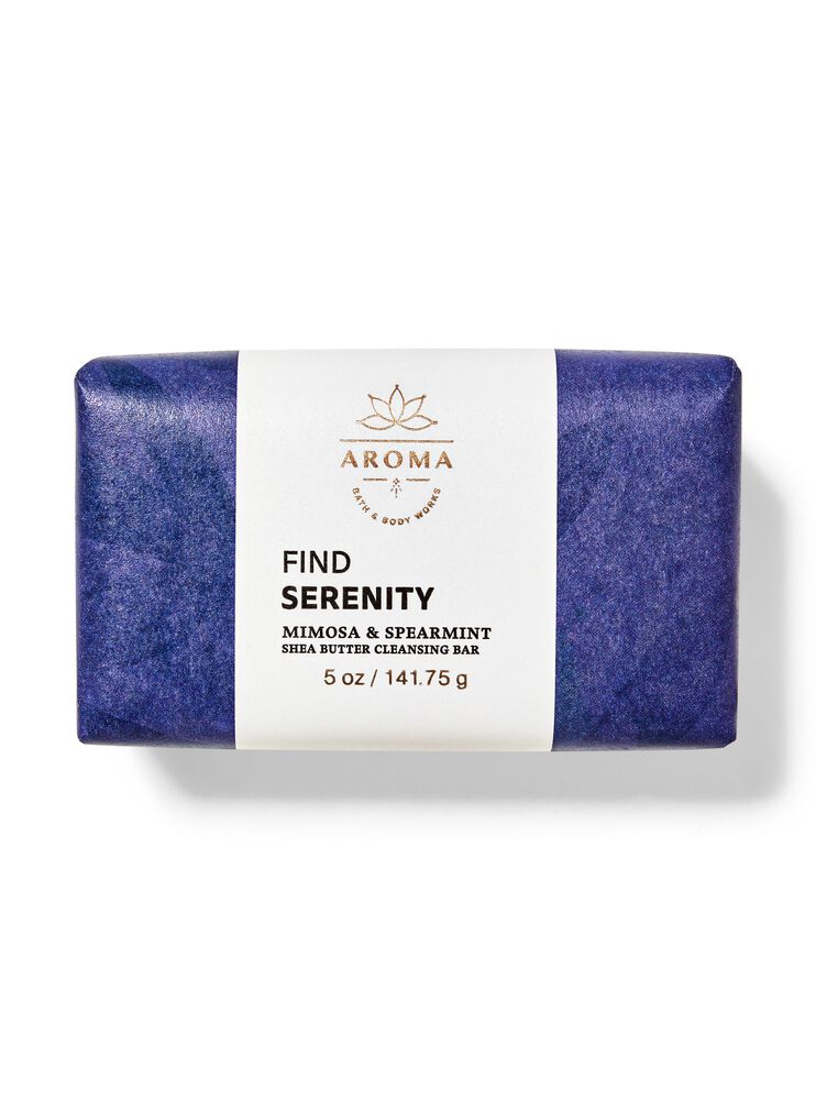 Mimosa Spearmint Shea Butter Cleansing Bar สบู่ก้อน