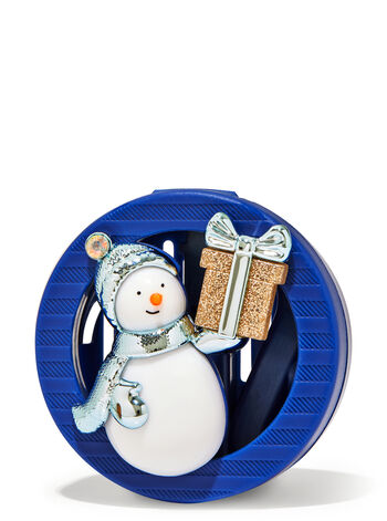 Snowman with Gift Visor & Vent Clip Car Fragrance Holder