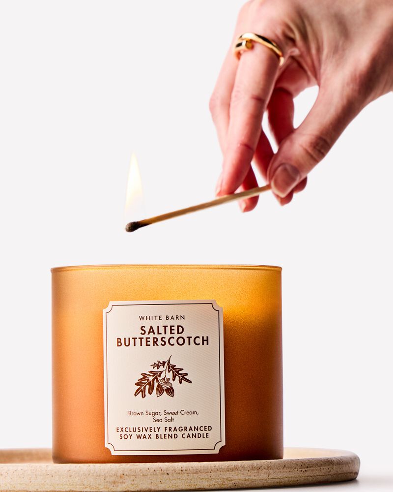 Salted Butterscotch 3-Wick Candle เทียนหอม 3 ไส้