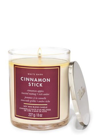 Cinnamon Stick Single Wick Candle เทียนหอม 1 ไส้