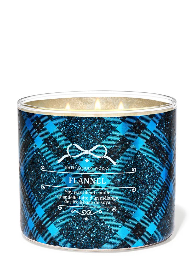 Flannel 3-Wick Candle เทียนหอม 3 ไส้