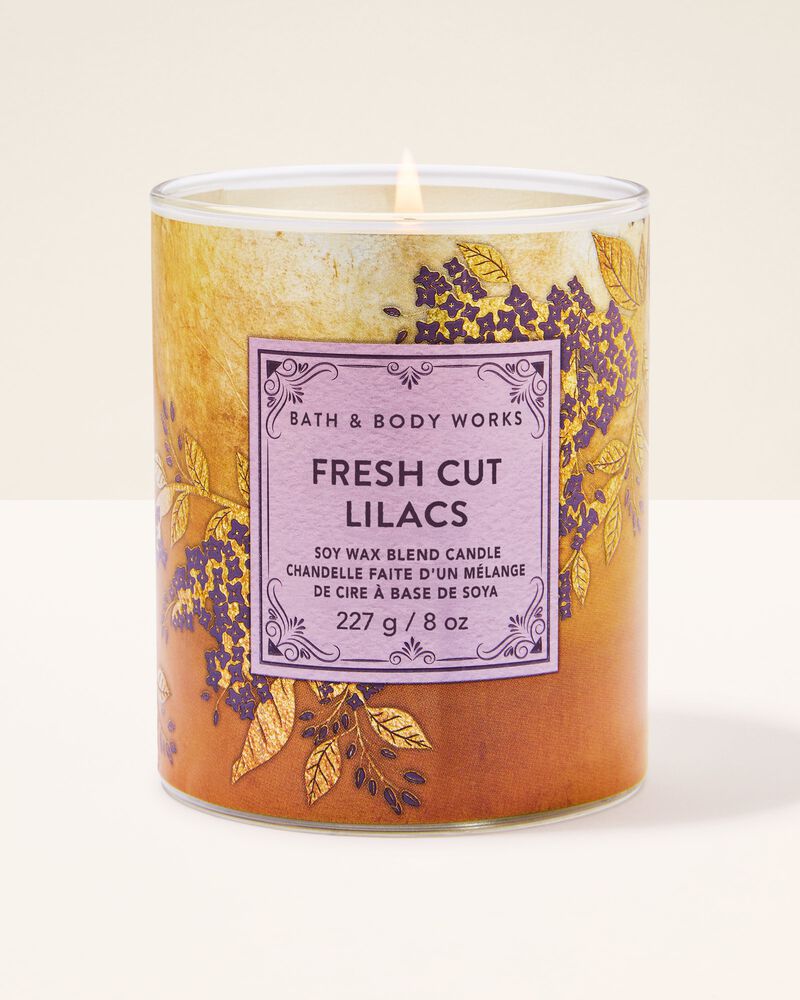 Fresh Cut Lilacs Single Wick Candle เทียนหอม 1 ไส้