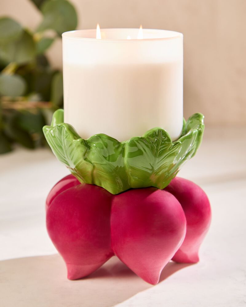 Beet Pedestal 3-Wick Candle Holder ที่วางเทียนหอม 3 ไส้