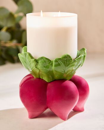 Beet Pedestal 3-Wick Candle Holder ที่วางเทียนหอม 3 ไส้