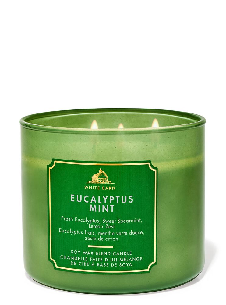 Eucalyptus Mint 3-Wick Candle เทียนหอม 3 ไส้