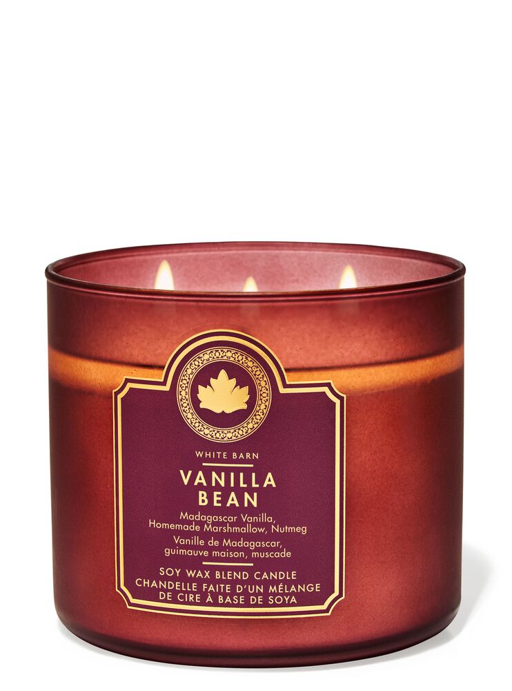 Vanilla Bean 3-Wick Candle เทียนหอม 3 ไส้