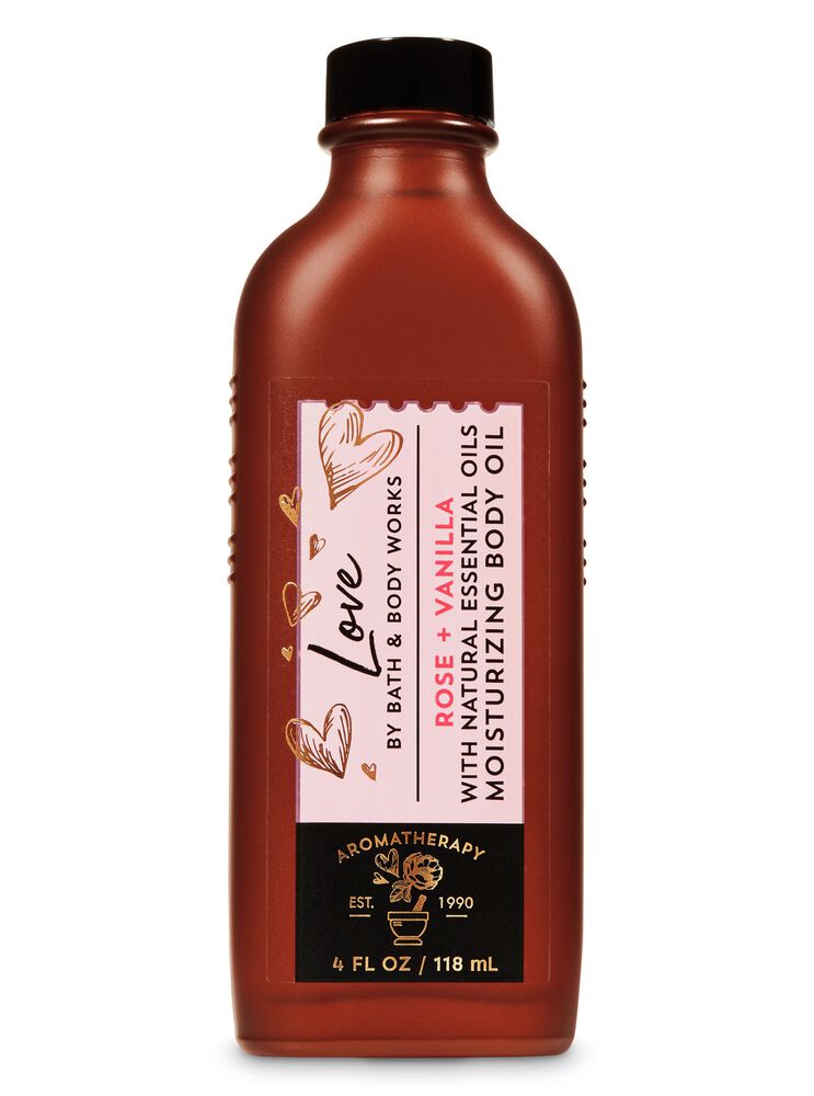 Rose Vanilla Body Oil Moisturizing Body Oil