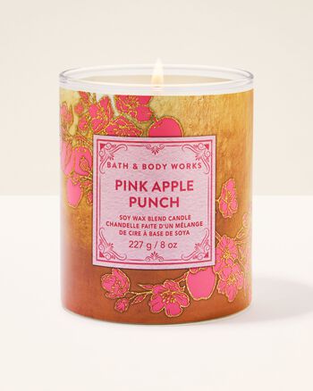 Pink Apple Punch Single Wick Candle เทียนหอม 1 ไส้
