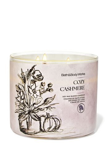 Cozy Cashmere 3-Wick Candle เทียนหอม 3 ไส้