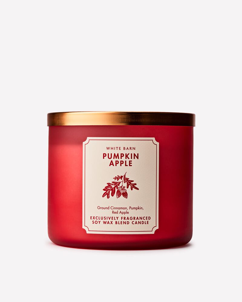 Pumpkin Apple 3-Wick Candle เทียนหอม 3 ไส้