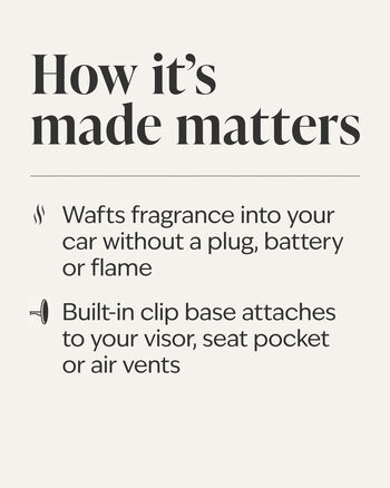 Silver Iridescent Car Fragrance Holder