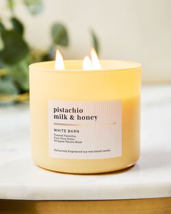 Pistachio Milk & Honey 3-Wick Candle image number null
