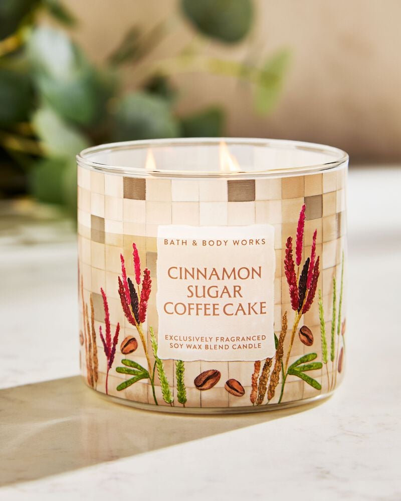 Cinnamon Sugar Coffee Cake 3-Wick Candle เทียนหอม 3 ไส้