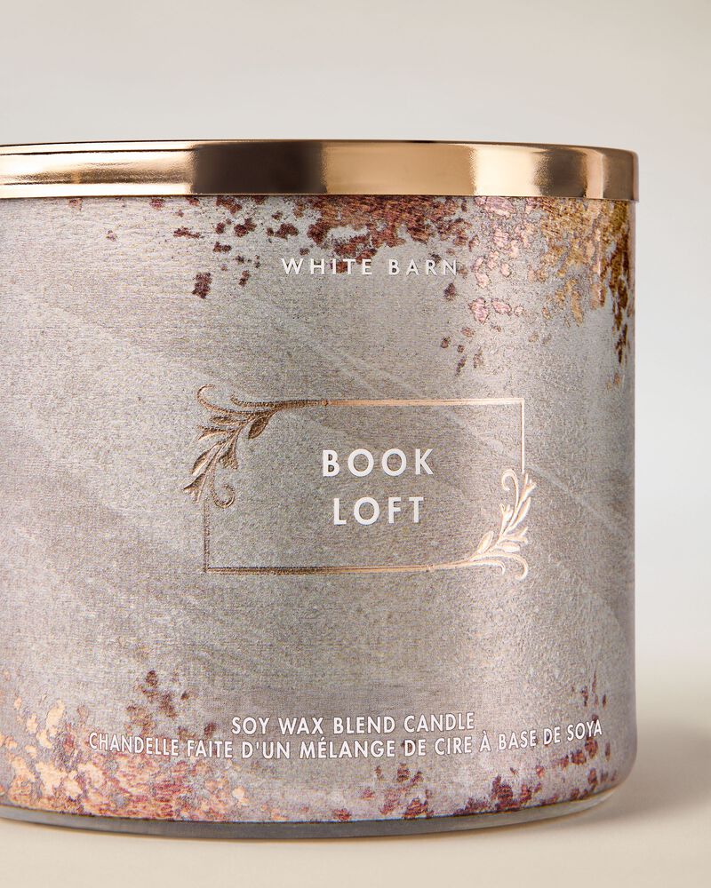 Book Loft 3-Wick Candle เทียนหอม 3 ไส้