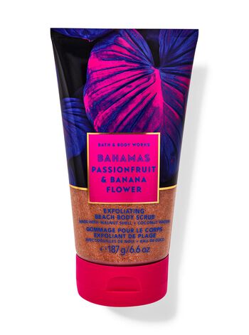 Bahamas Passionfruit & Banana Flower Exfoliating Glow Body Scrub บอดี้สครับ