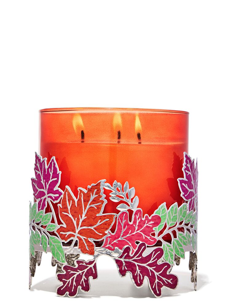 Leaf Garland 3-Wick Candle Holder ที่วางเทียนหอม 3 ไส้