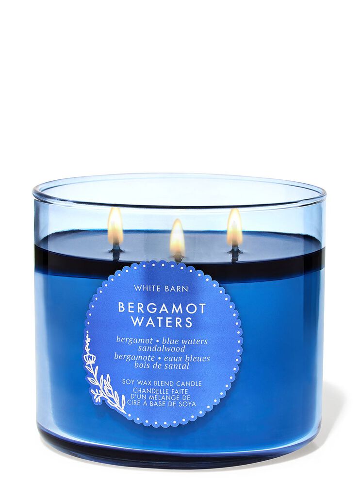Bergamot Waters 3-Wick Candle เทียนหอม 3 ไส้