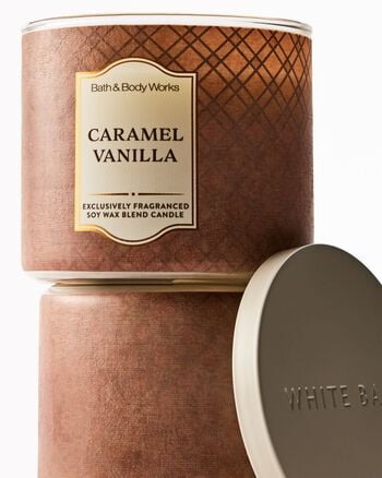 Caramel Vanilla 3-Wick Candle เทียนหอม 3 ไส้