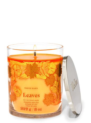 Leaves Single Wick Candle Single Wick Candle
