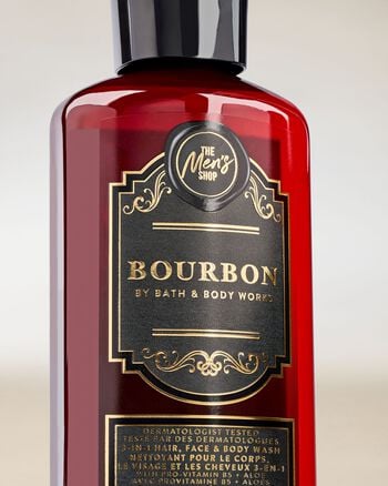 Bourbon 3-in-1 Hair, Face & Body Wash สบู่อาบน้ำ 3 in 1