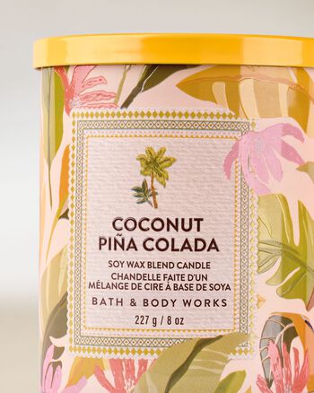 Coconut Pi&ntilde;a Colada Single Wick Candle เทียนหอม 1 ไส้