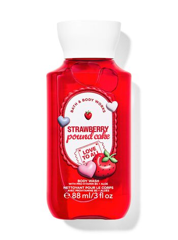 Strawberry Pound Cake Travel Size Body Wash สบู่อาบน้ำขนาดพกพา