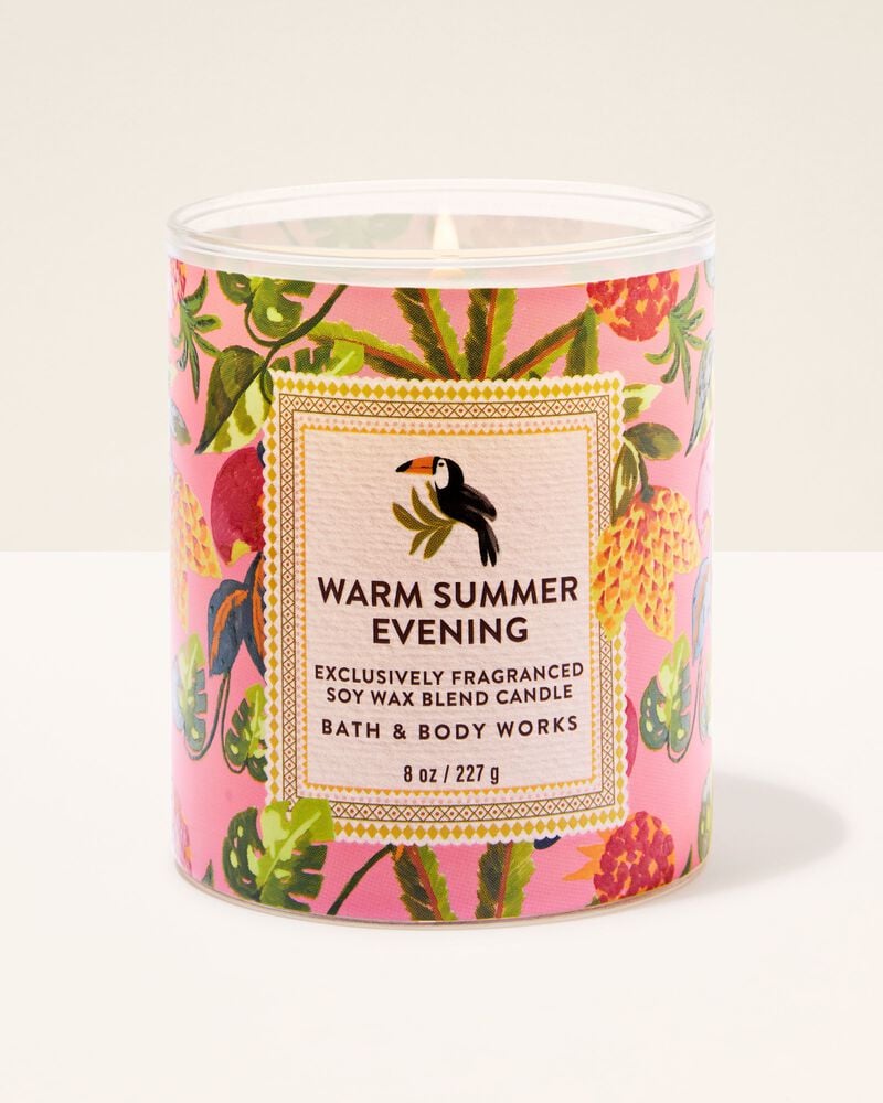 Warm Summer Evening Single Wick Candle เทียนหอม 1 ไส้