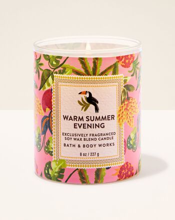 Warm Summer Evening Single Wick Candle เทียนหอม 1 ไส้