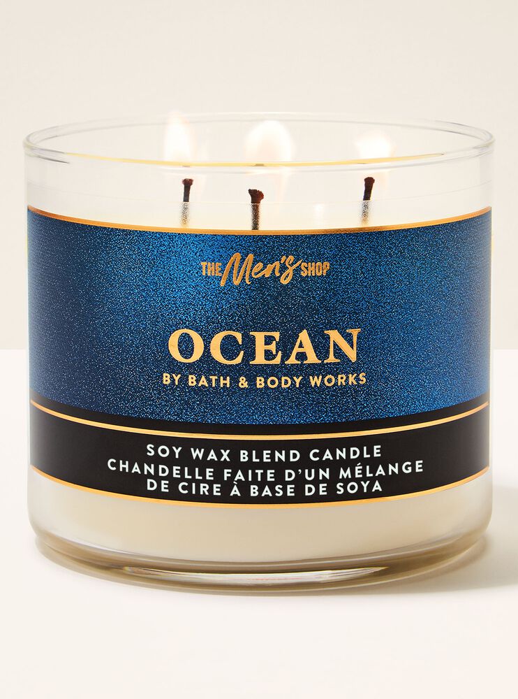 Ocean 3-Wick Candle เทียนหอม 3 ไส้