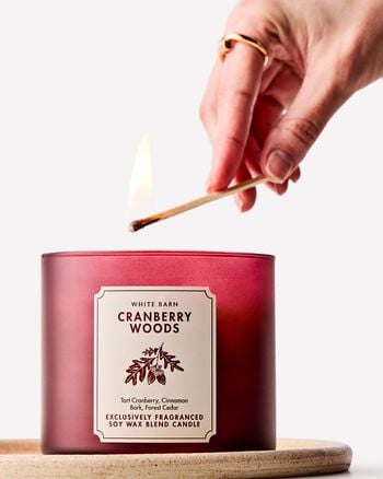 Cranberry Woods 3-Wick Candle เทียนหอม 3 ไส้