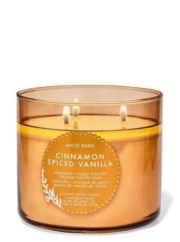 Cinnamon Spiced Vanilla 3-Wick Candle เทียนหอม 3 ไส้