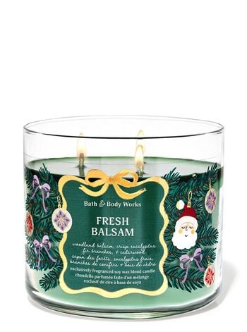 Fresh Balsam 3-Wick Candle เทียนหอม 3 ไส้