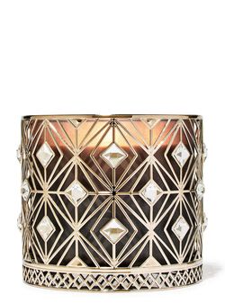 Diamond Bling 3-Wick Candle Holder Diamond Bling 3-Wick Candle Holder