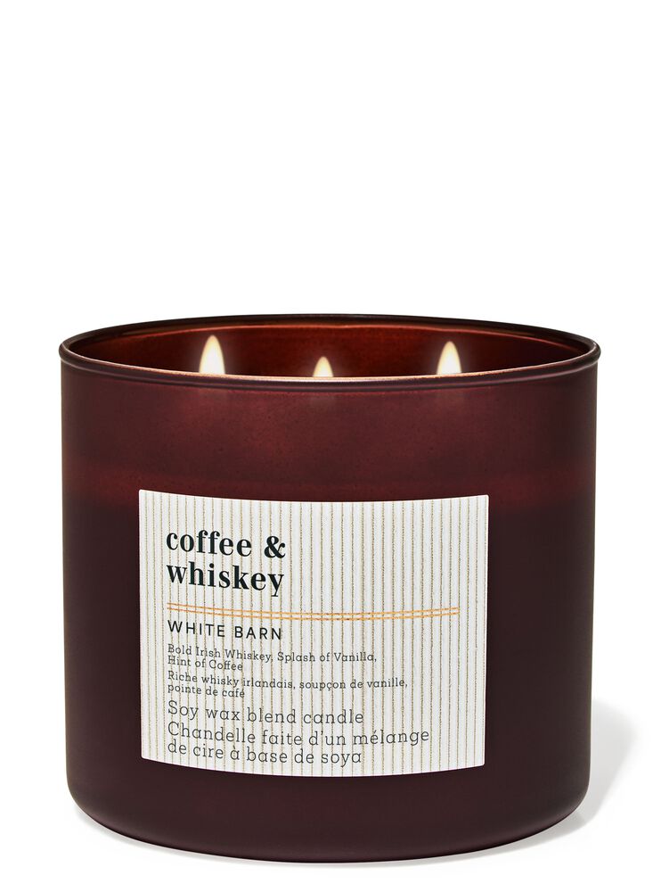 Coffee & Whiskey 3-Wick Candle เทียนหอม 3 ไส้