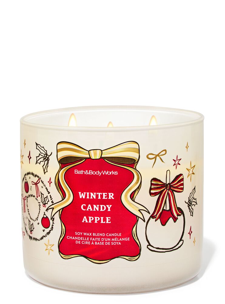 Winter Candy Apple 3-Wick Candle เทียนหอม 3 ไส้