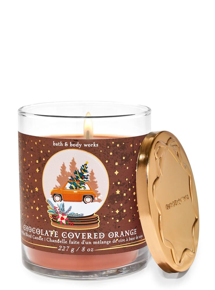 Chocolate Covered Orange Single Wick Candle เทียนหอม 1 ไส้