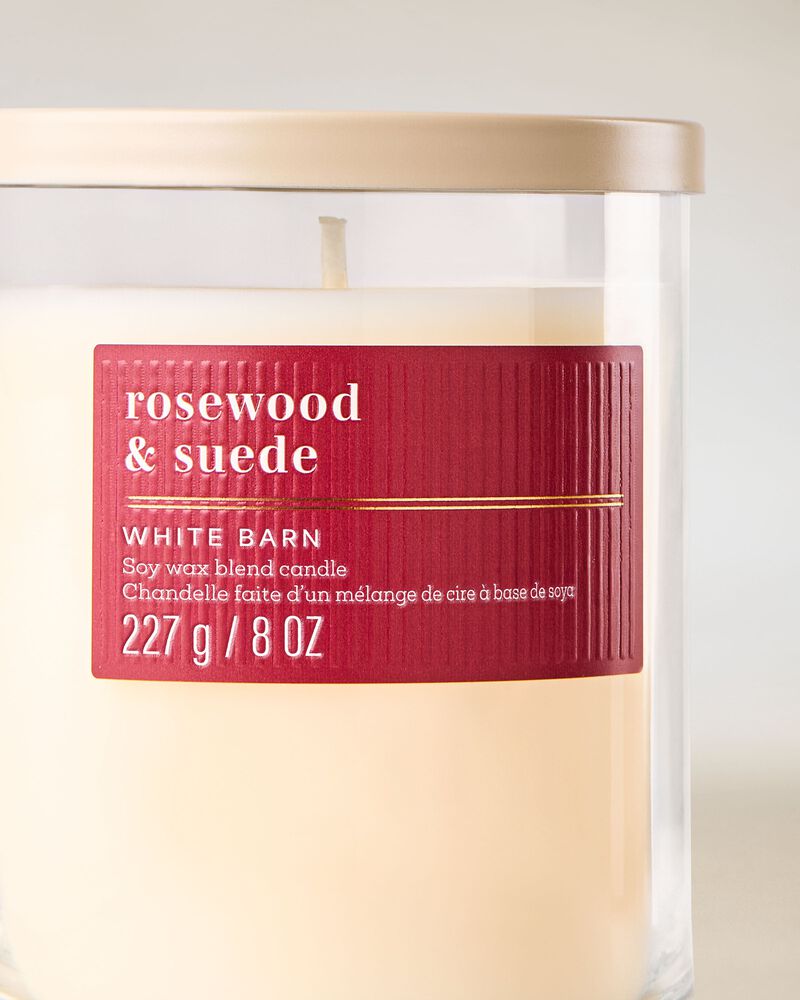 Rosewood & Suede Single Wick Candle เทียนหอม 1 ไส้