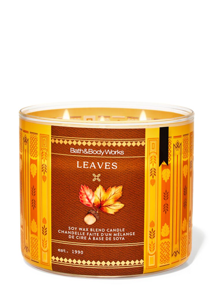 Leaves 3-Wick Candle เทียนหอม 3 ไส้