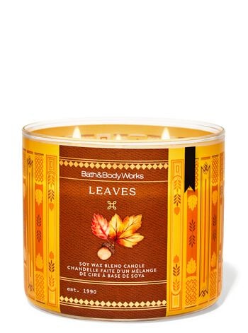 Leaves 3-Wick Candle เทียนหอม 3 ไส้