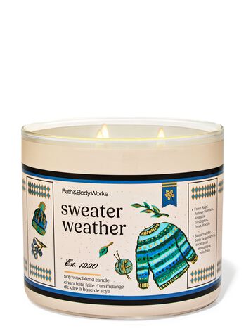 Sweater Weather 3-Wick Candle เทียนหอม 3 ไส้