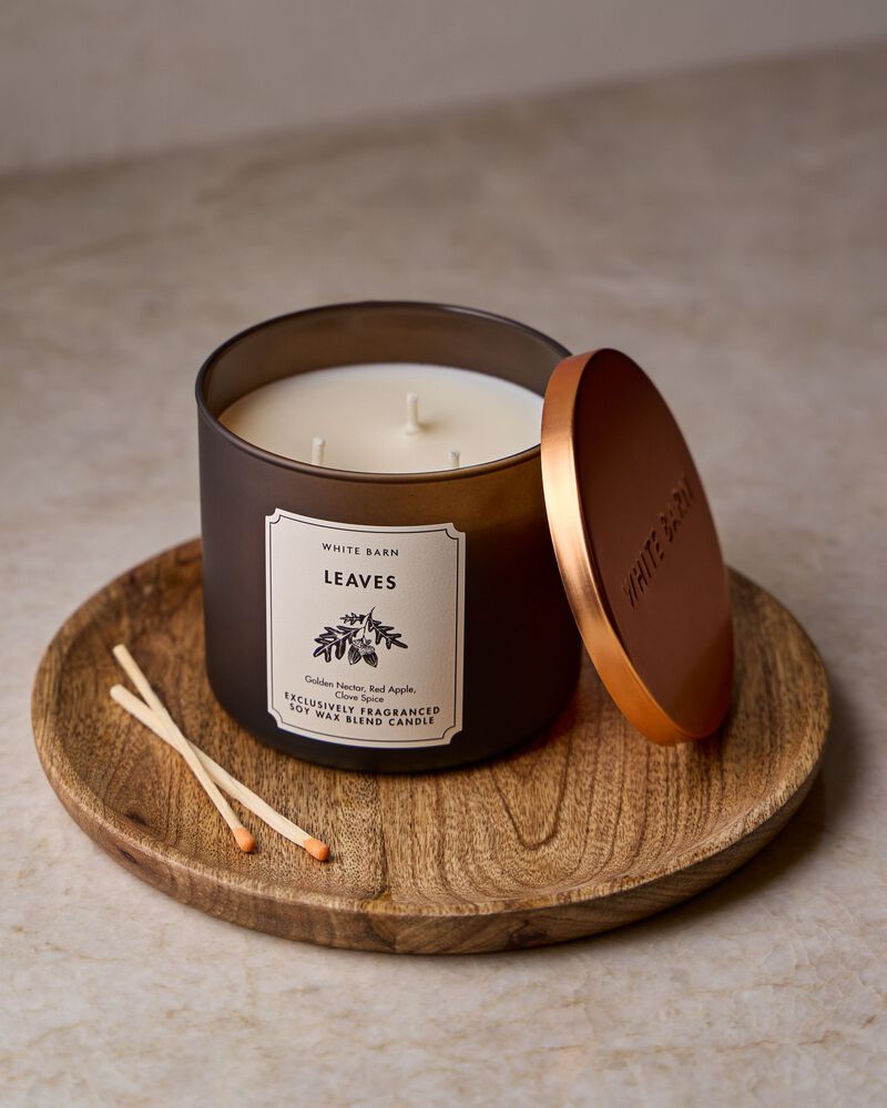 Leaves 3-Wick Candle เทียนหอม 3 ไส้