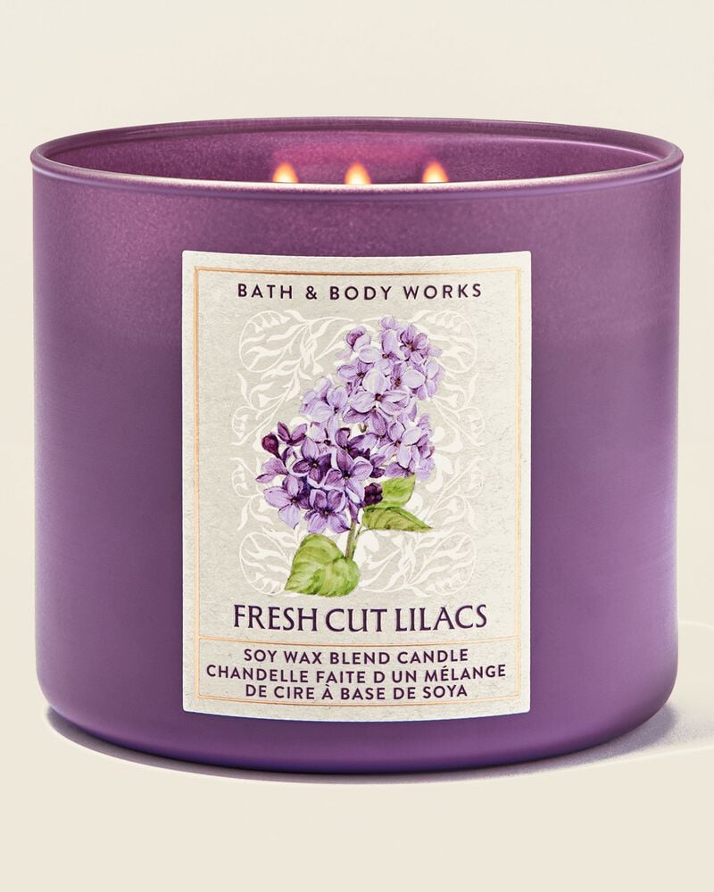 Fresh Cut Lilacs 3-Wick Candle เทียนหอม 3 ไส้
