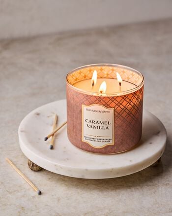 Caramel Vanilla 3-Wick Candle เทียนหอม 3 ไส้