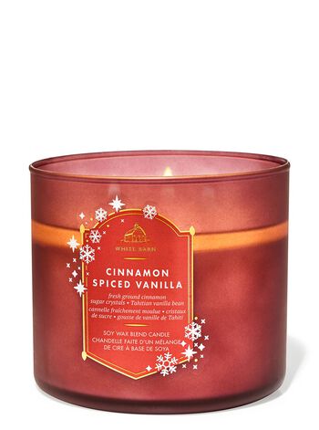 Cinnamon Spiced Vanilla 3-Wick Candle เทียนหอม 3 ไส้
