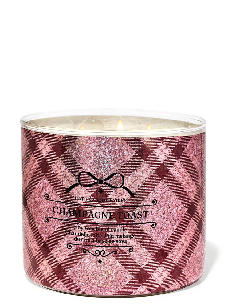 Champagne Toast 3-Wick Candle เทียนหอม 3 ไส้