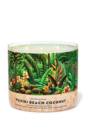 Waikiki Beach Coconut 3-Wick Candle 3-Wick Candle