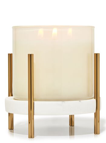Mixed Material Pedestal 3-Wick Candle Holder ที่วางเทียนหอม3 ไส้