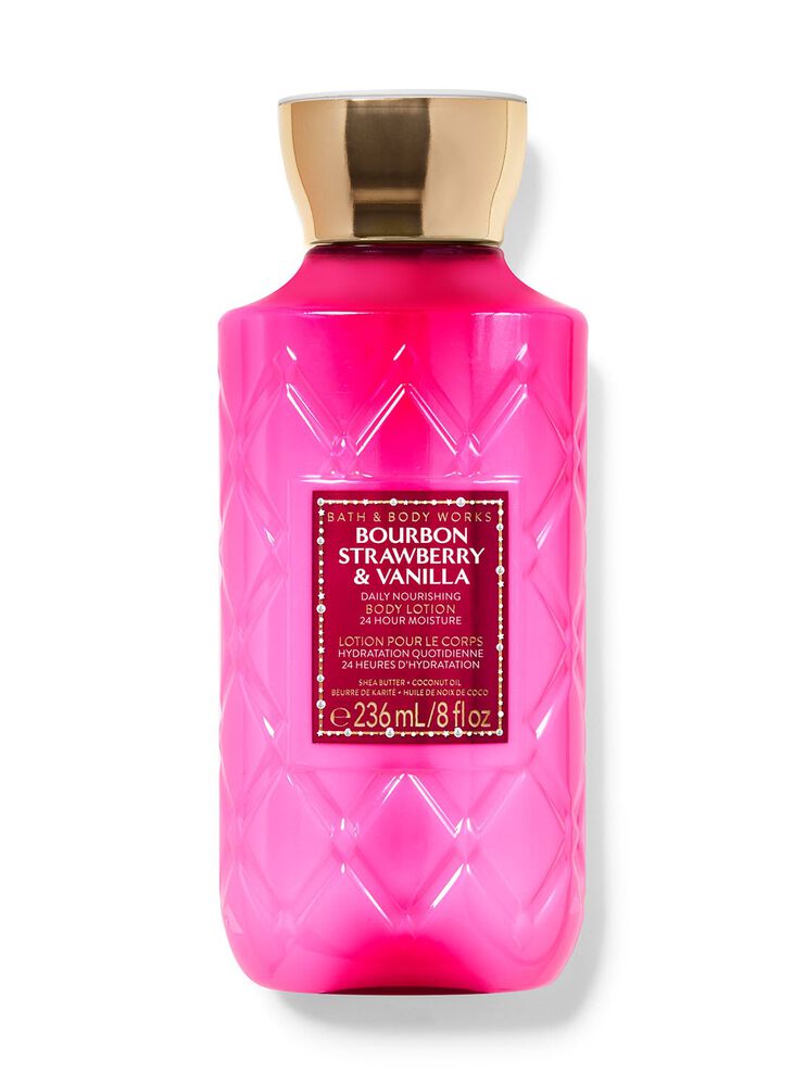 Bourbon Strawberry & Vanilla Body Lotion บอดี้โลชั่น