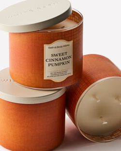 Sweet Cinnamon Pumpkin 3-Wick Candle image number null